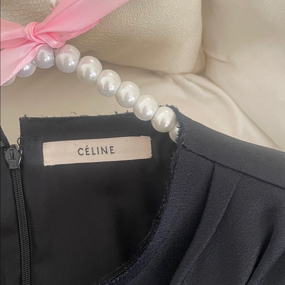 Celine Black Bow Detail Blouse - Picture 2 of 10